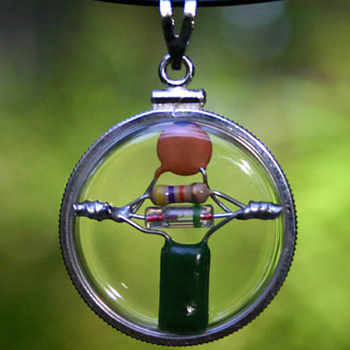 Circle of Peace Beta Blocker CQR - Crystal Quantum Radio Amulet