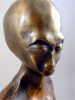 Bronze Alien Sculpture by Brane-Power founder E.J. Gold